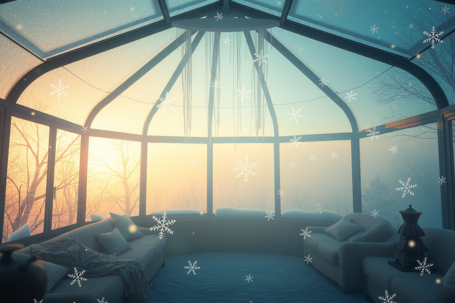 Sognare un solarium in inverno simboleggia desiderio di calore interiore.