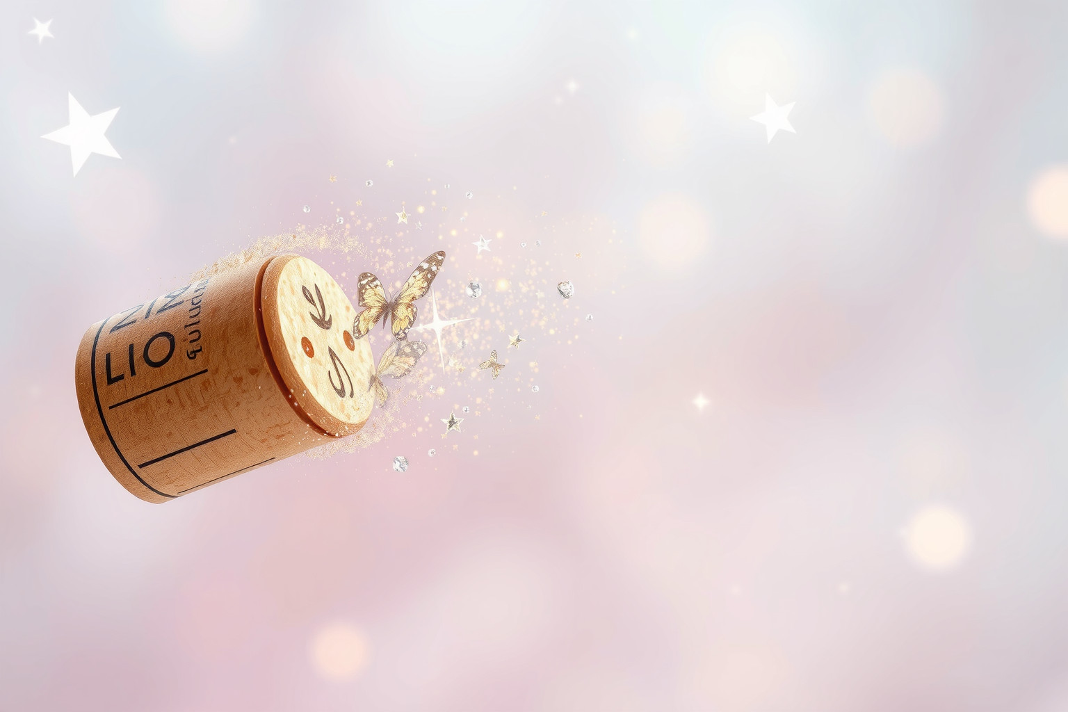 Sognare un tappo di champagne che si trasforma simboleggia nuove opportunità.