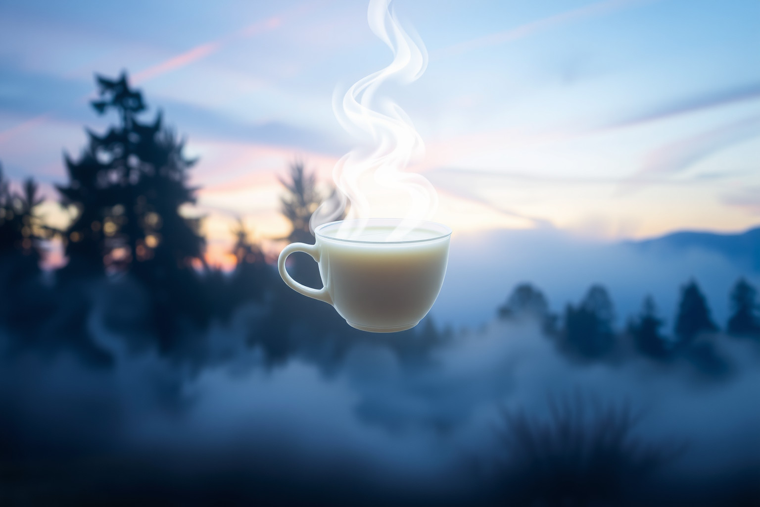 Sognare bevanda del sonno in natura simboleggia pace interiore profonda.