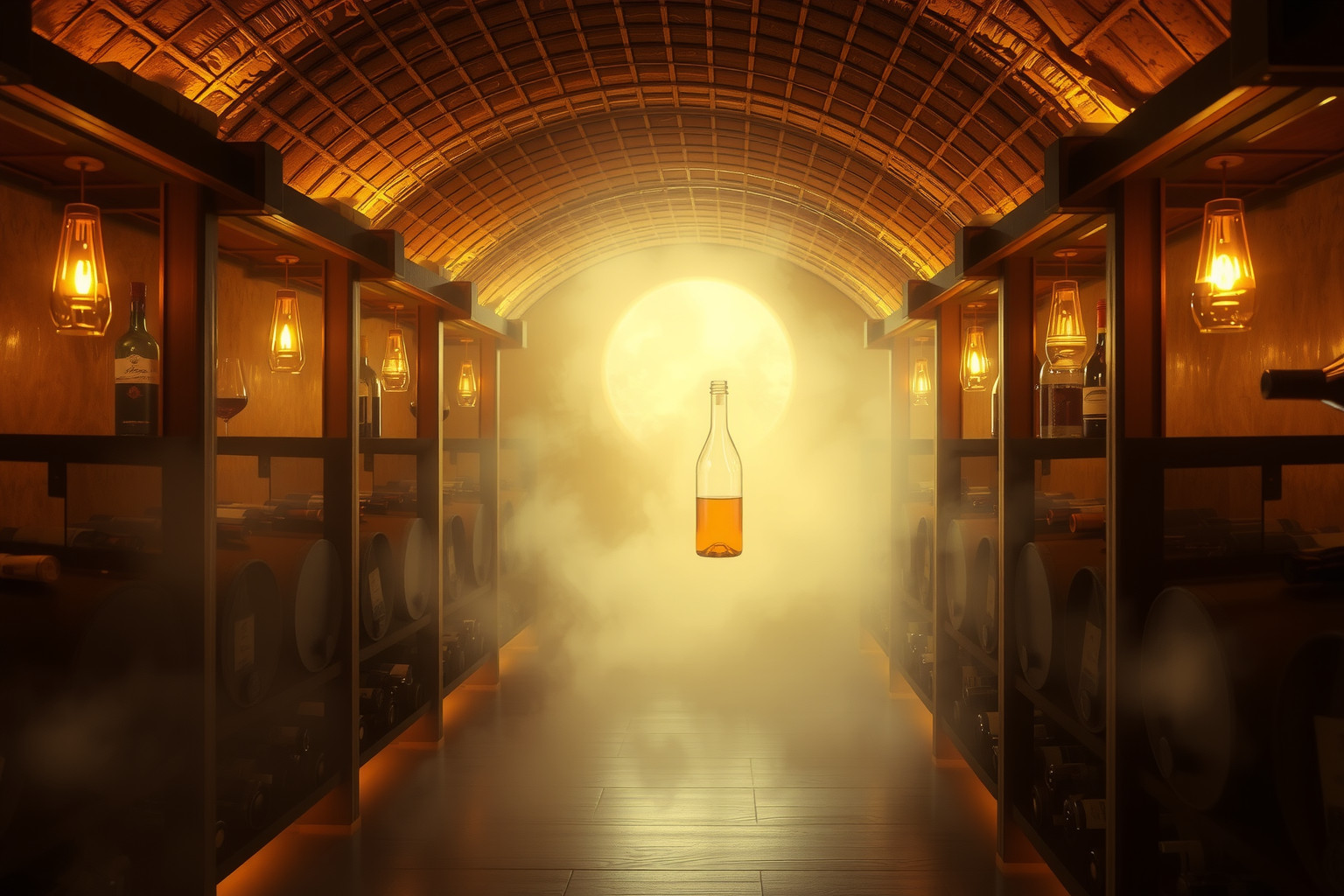 Sognare cantina di vino illuminata simboleggia chiarezza emotiva e prosperità.