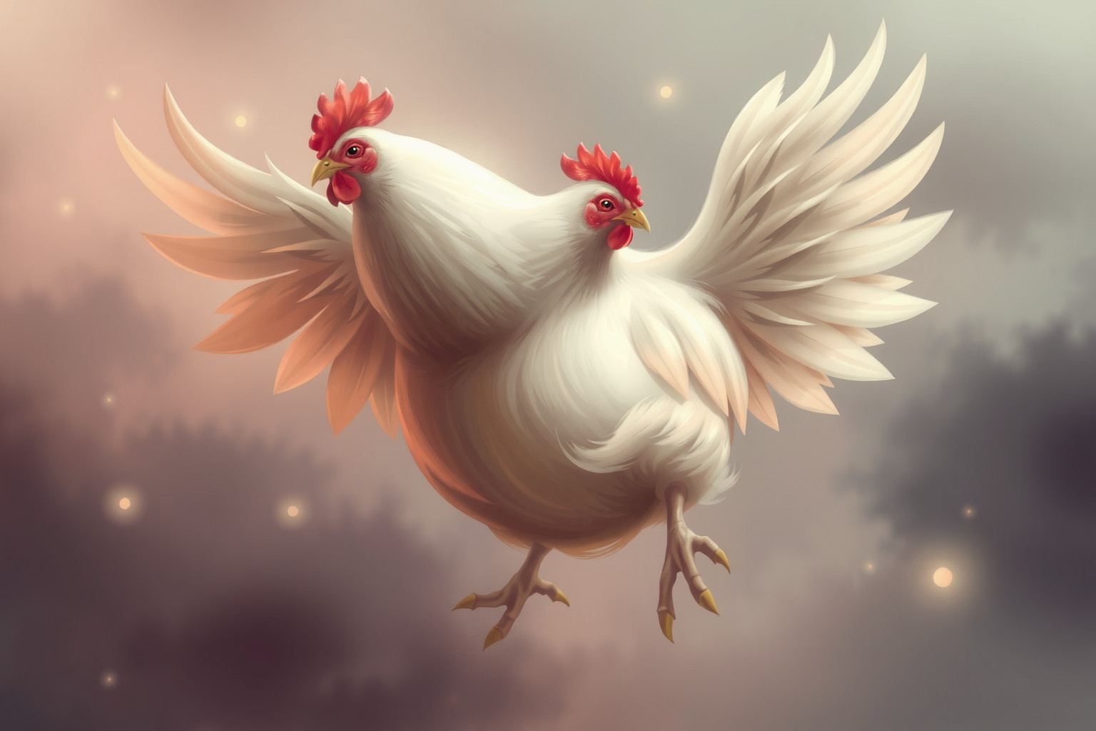 Sognare gallina grassa che attacca simboleggia sfide improvvise nella vita.