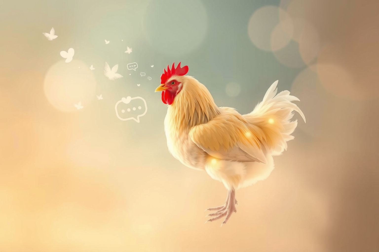Sognare una gallina grassa che parla indica intuizioni sorprendenti e ricchezza.