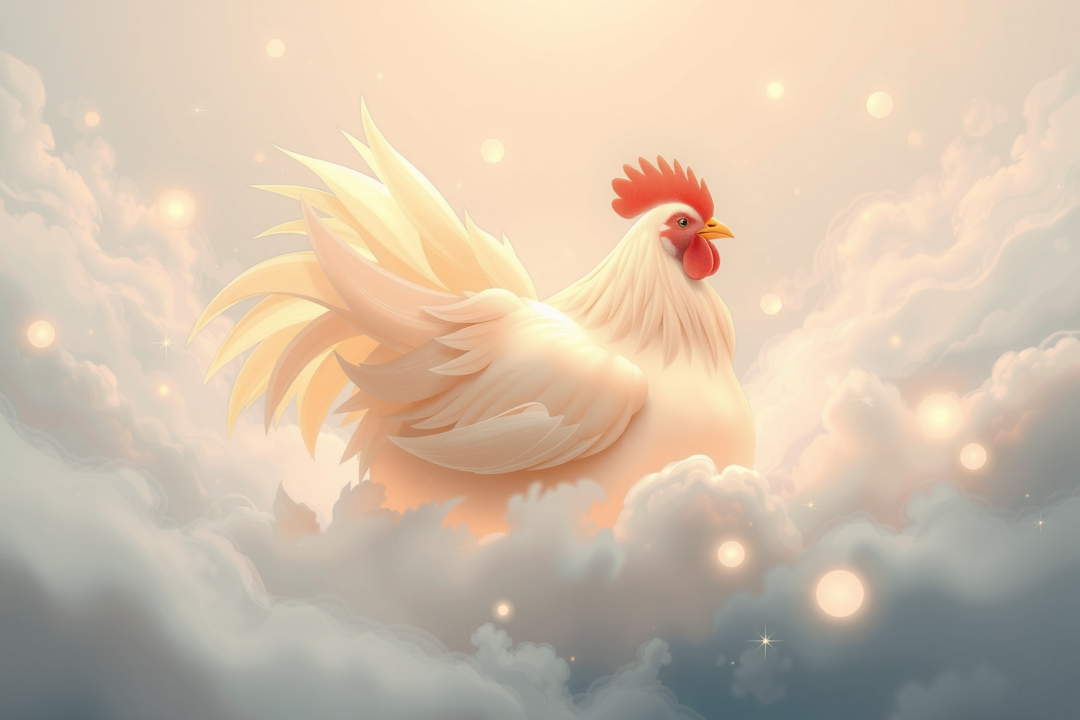 Sognare galline grasse surreali simboleggia abbondanza e creatività nascosta.
