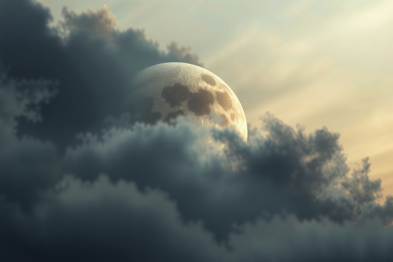 Sognare la luna di pietra nascosta indica misteri interiori non rivelati.