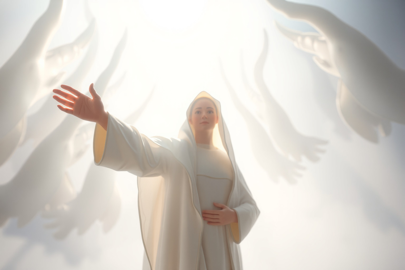 Sognare una monaca che ti benedice simboleggia protezione spirituale e speranza.