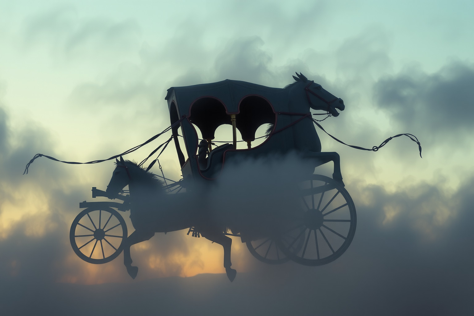 Sognare una quadriga in rovina simboleggia il declino del potere.