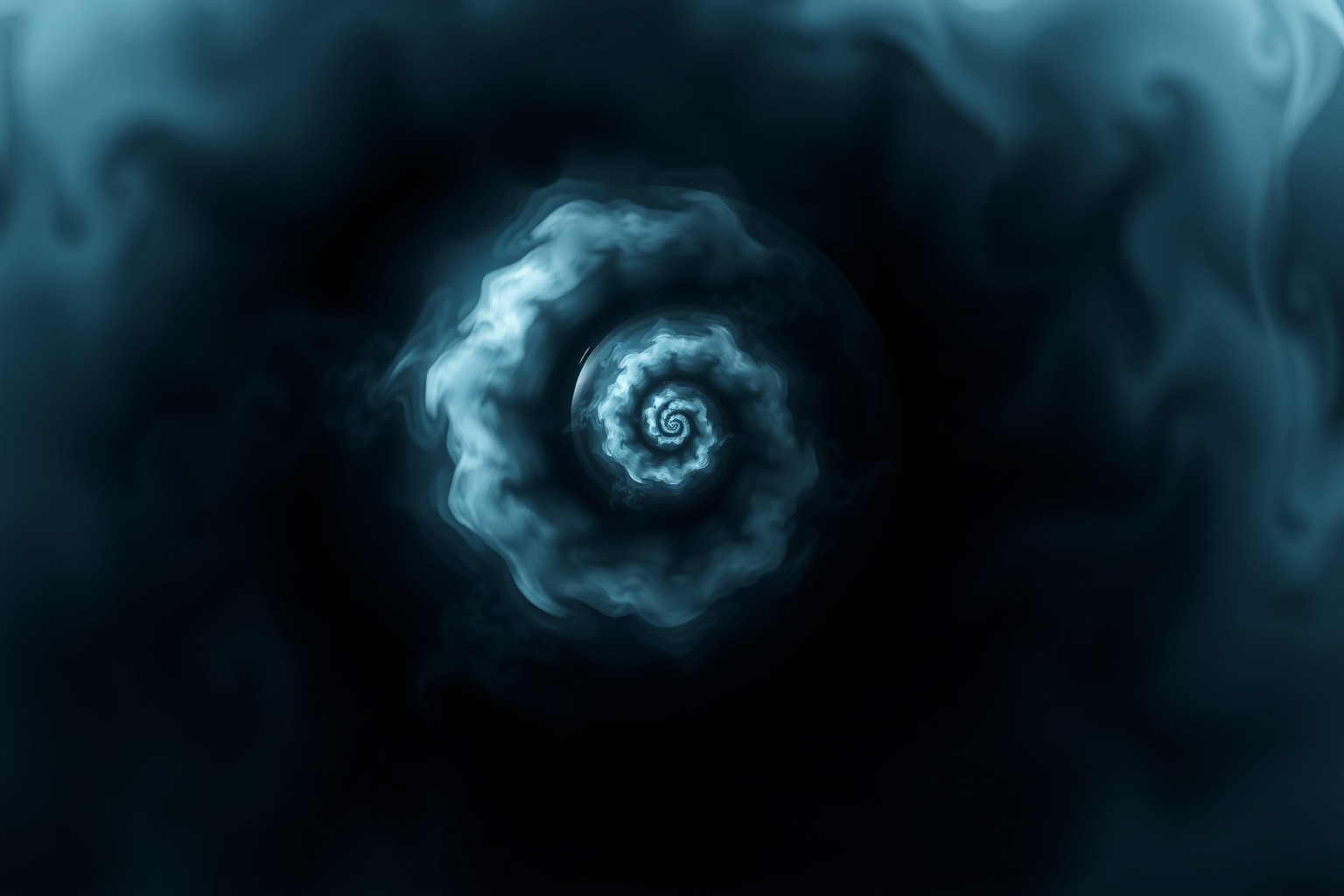 Sognare una spirale nera rivela ansie profonde e segreti nascosti.