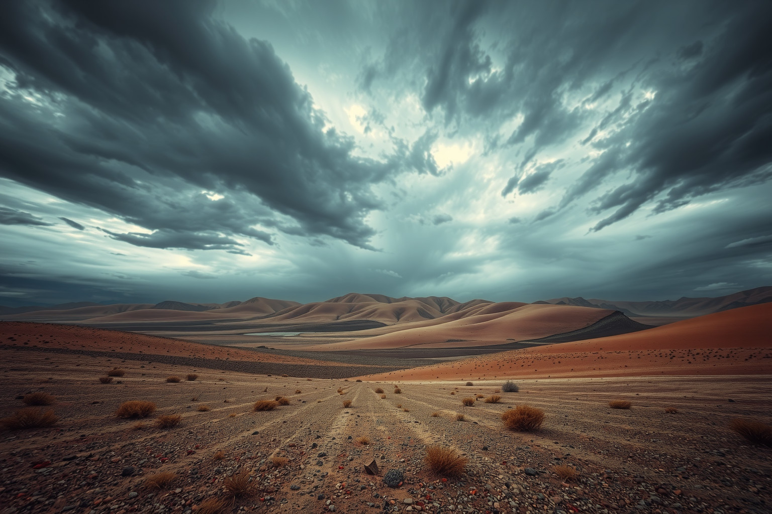 Sognare la steppa tempestosa riflette lotte emotive nascoste.
