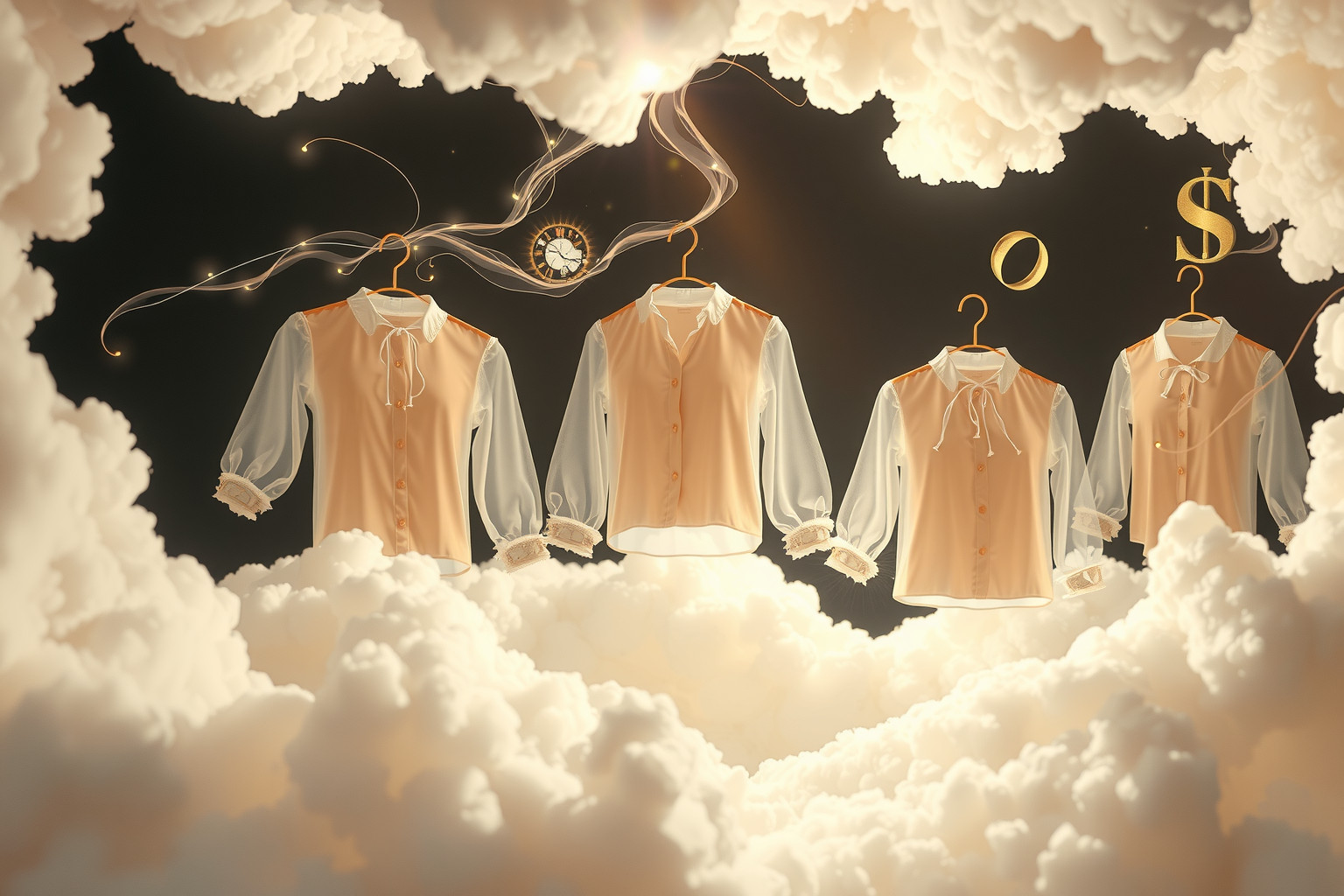 Cinque sogni sulla blusa rivelano emozioni e desideri nascosti.