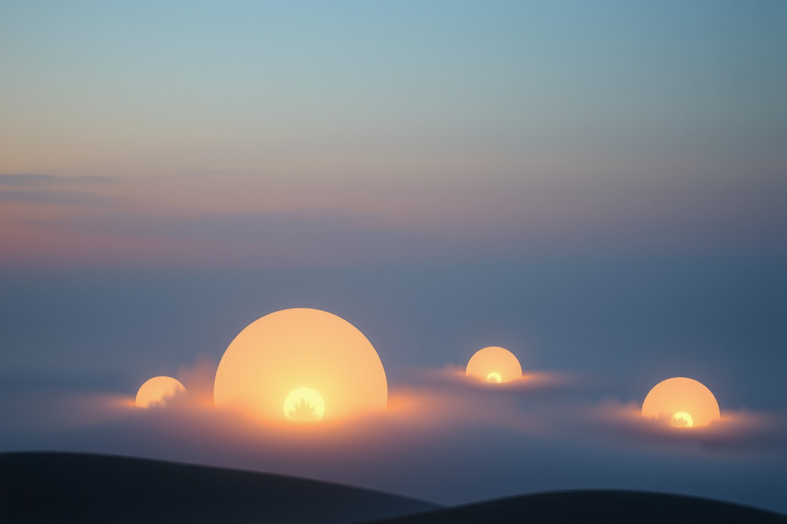 Cinque sogni sulle cupole rivelano emozioni e desideri nascosti.