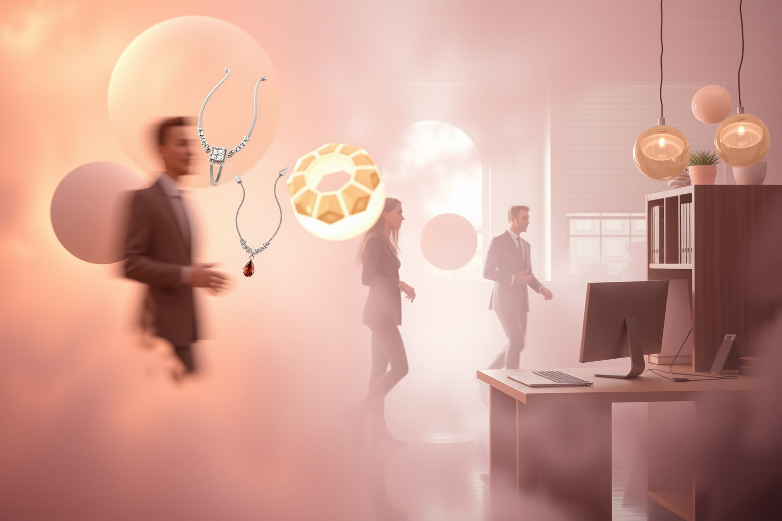 Sognare bigiotteria lavoro indica desiderio di riconoscimento e status.