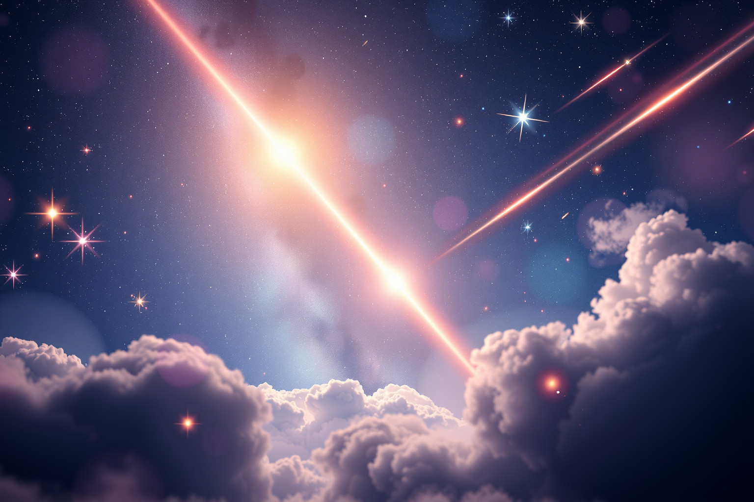 Sognare cieli stellati simboleggia speranza e desideri profondi.