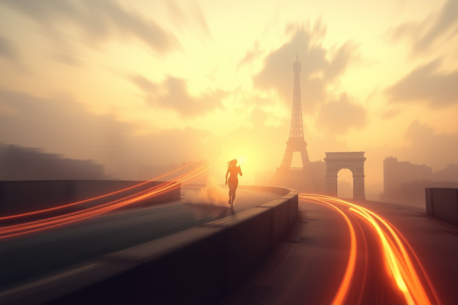 Sognare di correre a Parigi riflette ansia e bisogni urgenti.