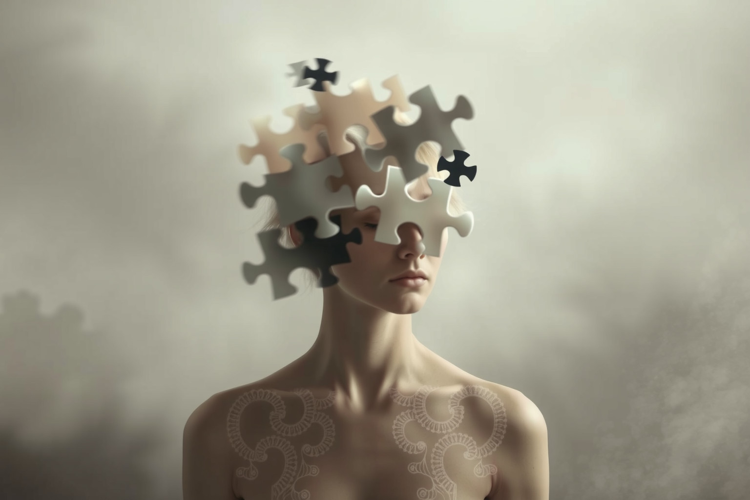 Sognare puzzle mentali riflette confusione e ricerca di soluzioni interiori.