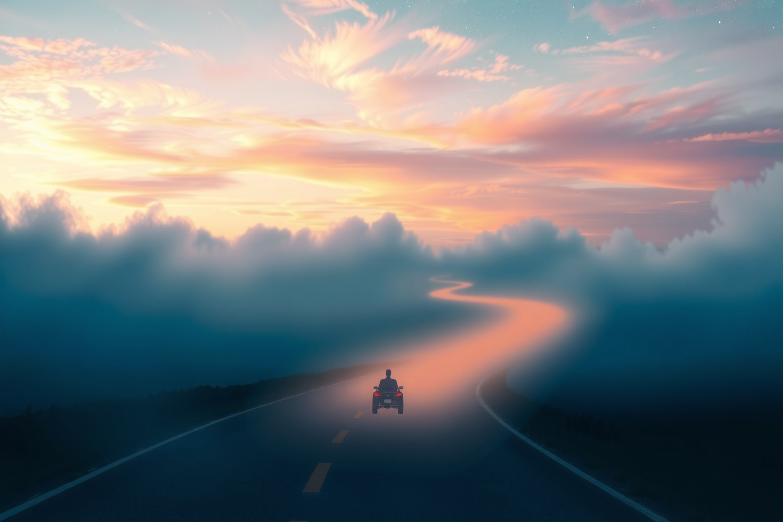 Sognare una strada principale simboleggia scelte importanti nella vita.