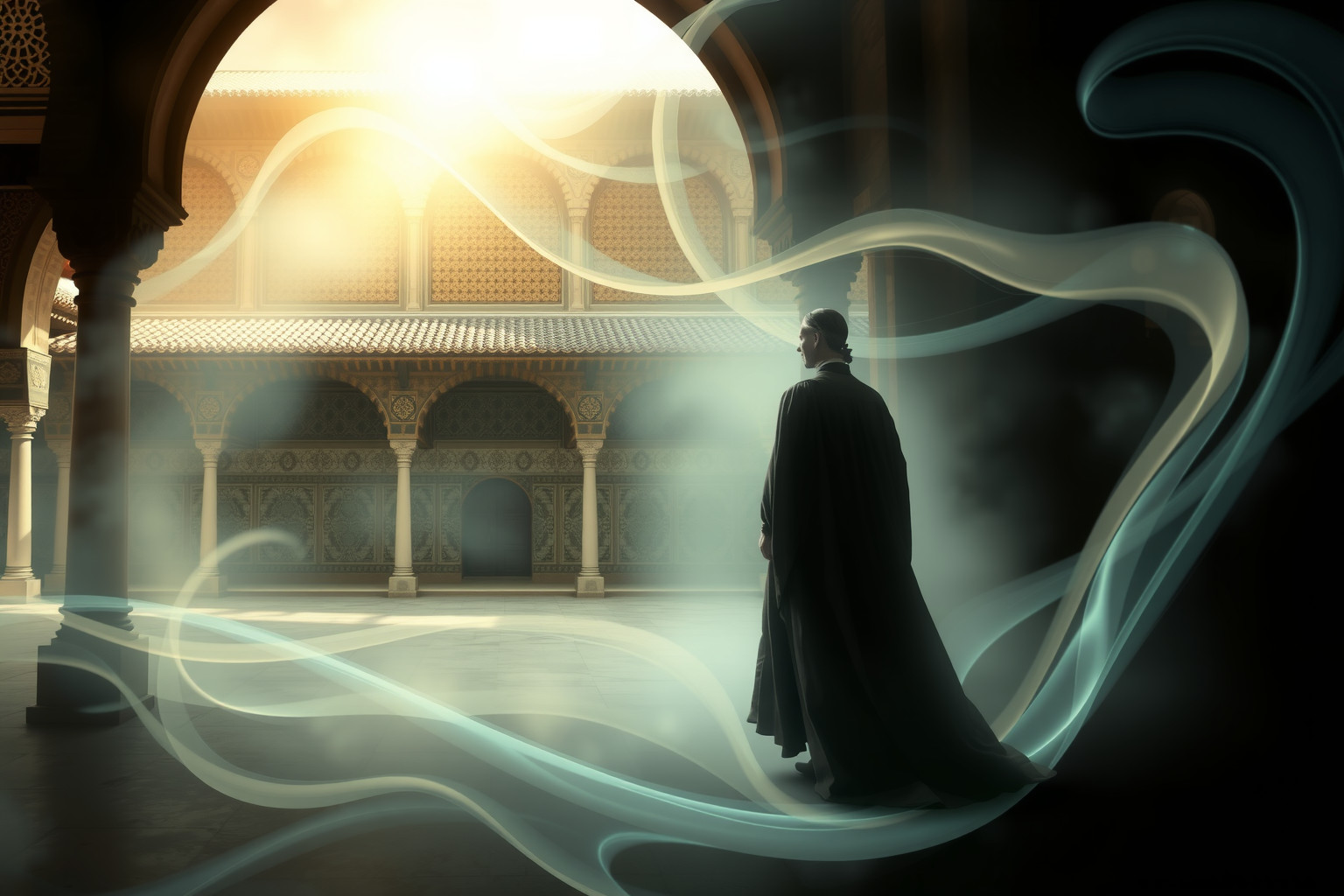 Sognare personaggi storici all'Alhambra simboleggia saggezza e mistero.