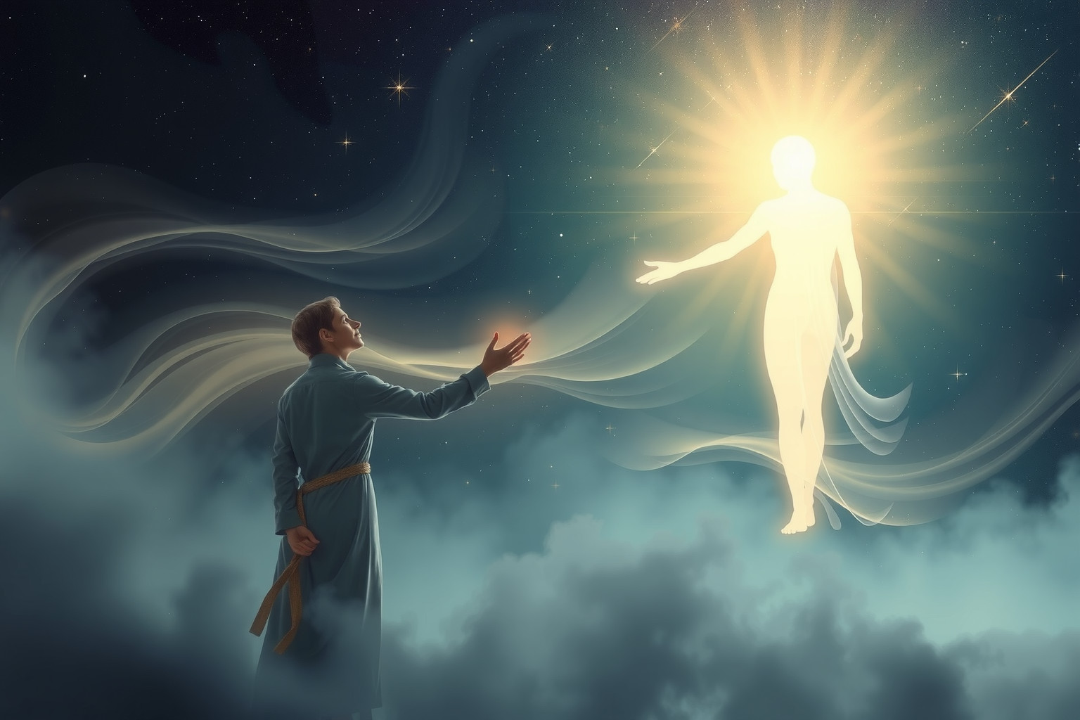 Sognare un essere eterno simboleggia connessione con l'infinito spirituale.