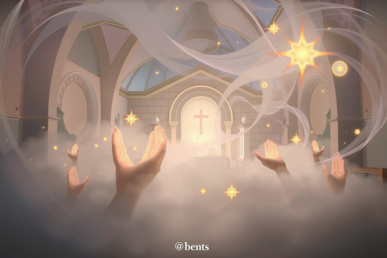 Sognare di pregare in oratorio indica ricerca di guida spirituale.