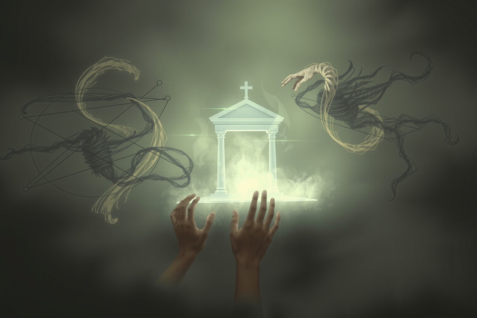 Sognare di profanare un altare riflette conflitti interiori spirituali profondi.