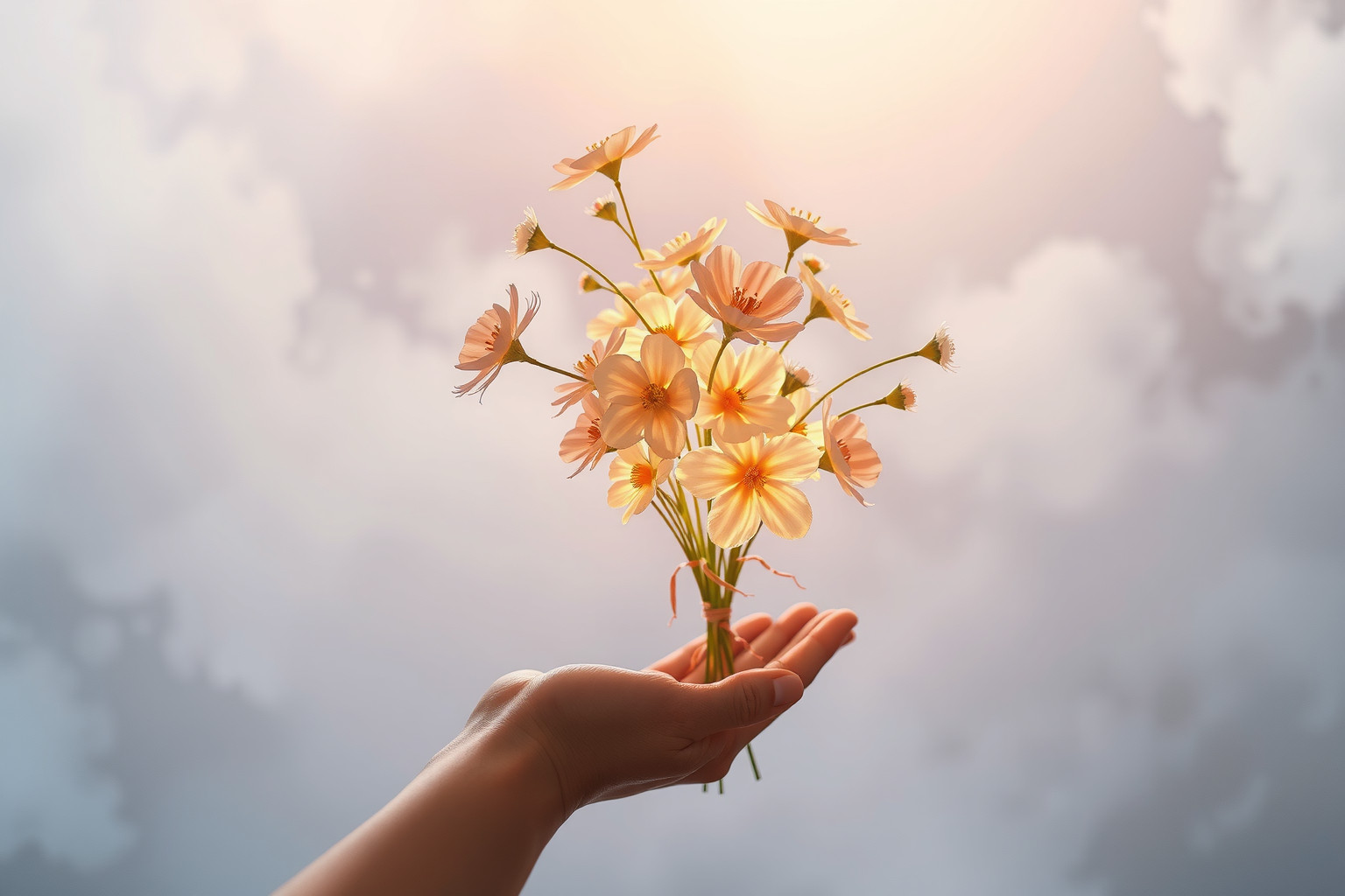 Sognare fiori recisi simboleggia affetti donati e emozioni sincere.