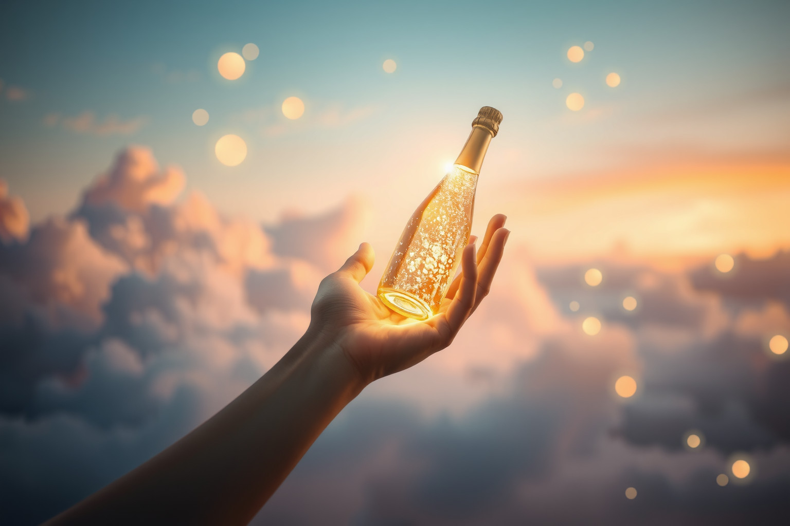 Sognare champagne donato simboleggia gratitudine e successo imminente.