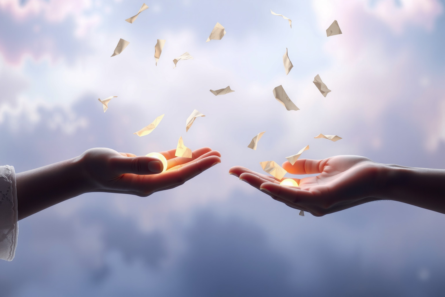 Ricevere ritagli di carta in sogno simboleggia nuove opportunità nascoste.