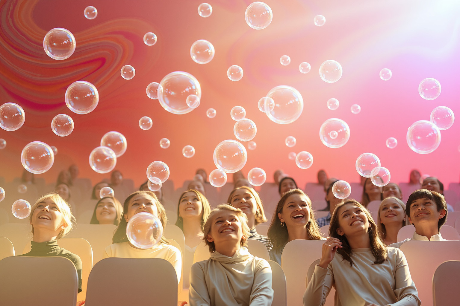 Sognare di ridere al cinema simboleggia felicità e leggerezza interiore.