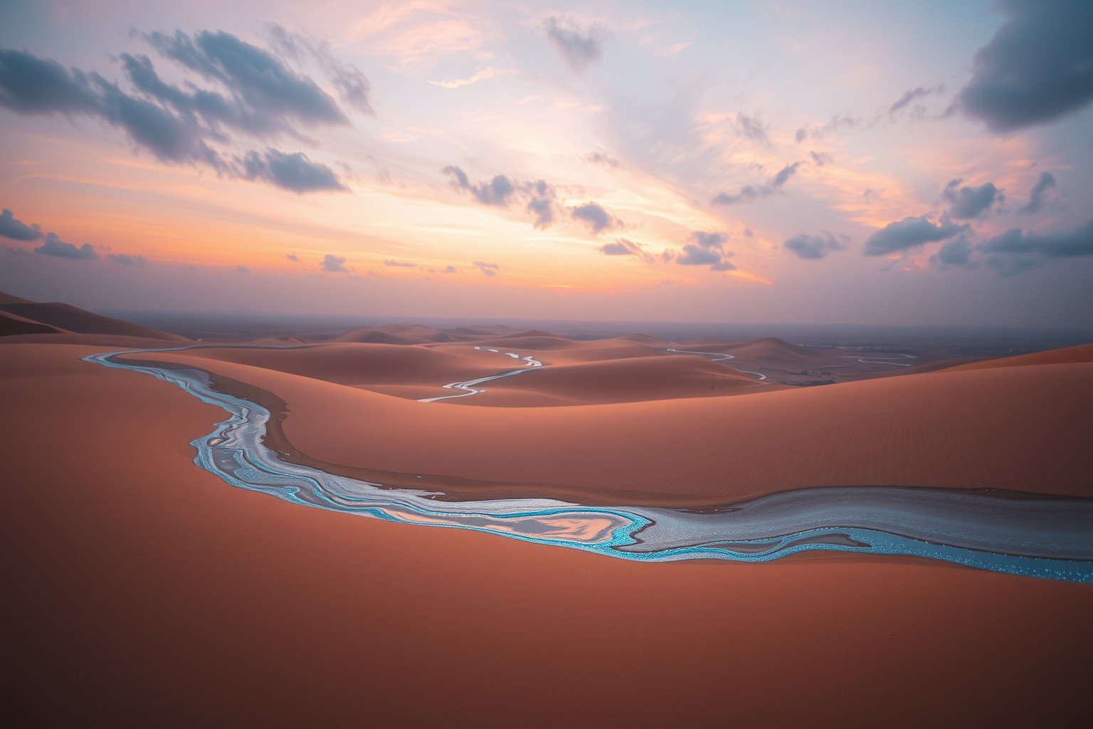 Sognare acqua nel deserto simboleggia disperazione e urgente necessità.