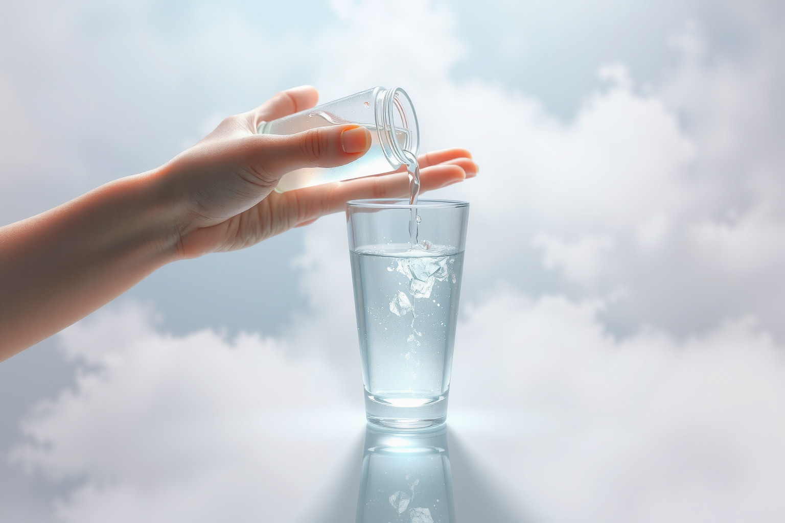 Sognare acqua minerale simboleggia purificazione e nuova energia interiore.