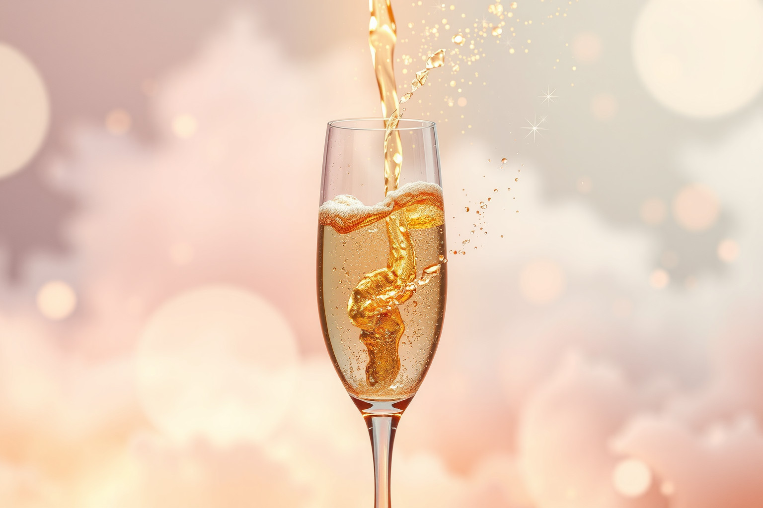 Sognare champagne versato simboleggia ricchezza oppure perdita inutile.