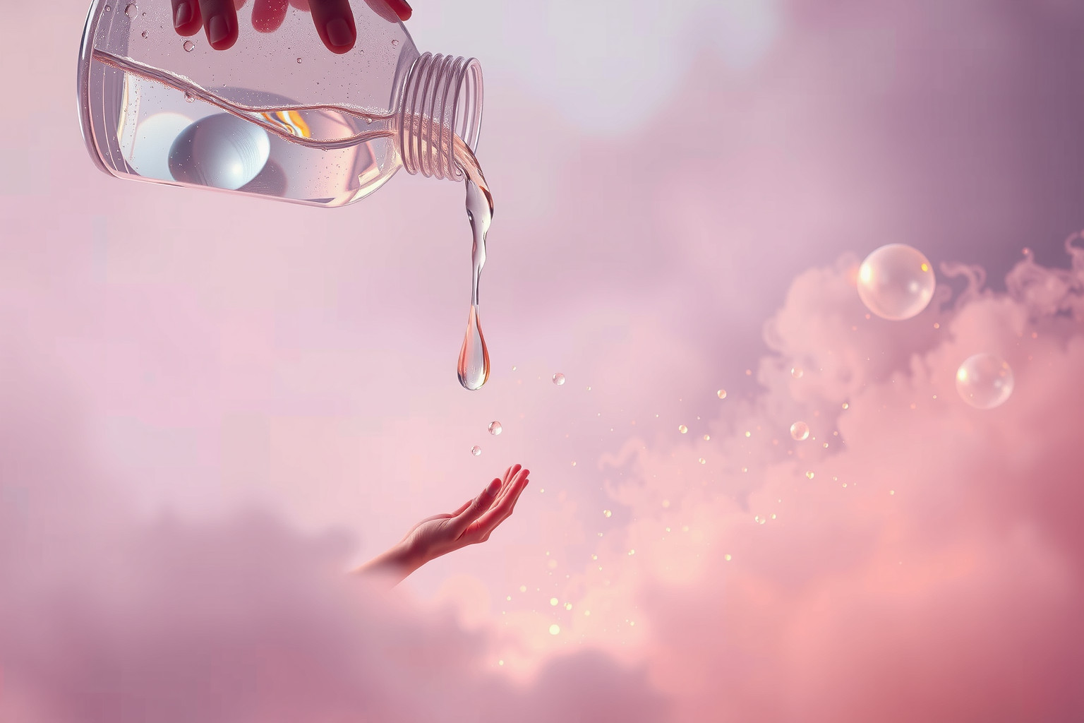 Sognare di versare liquido indica condivisione o potenziale spreco.