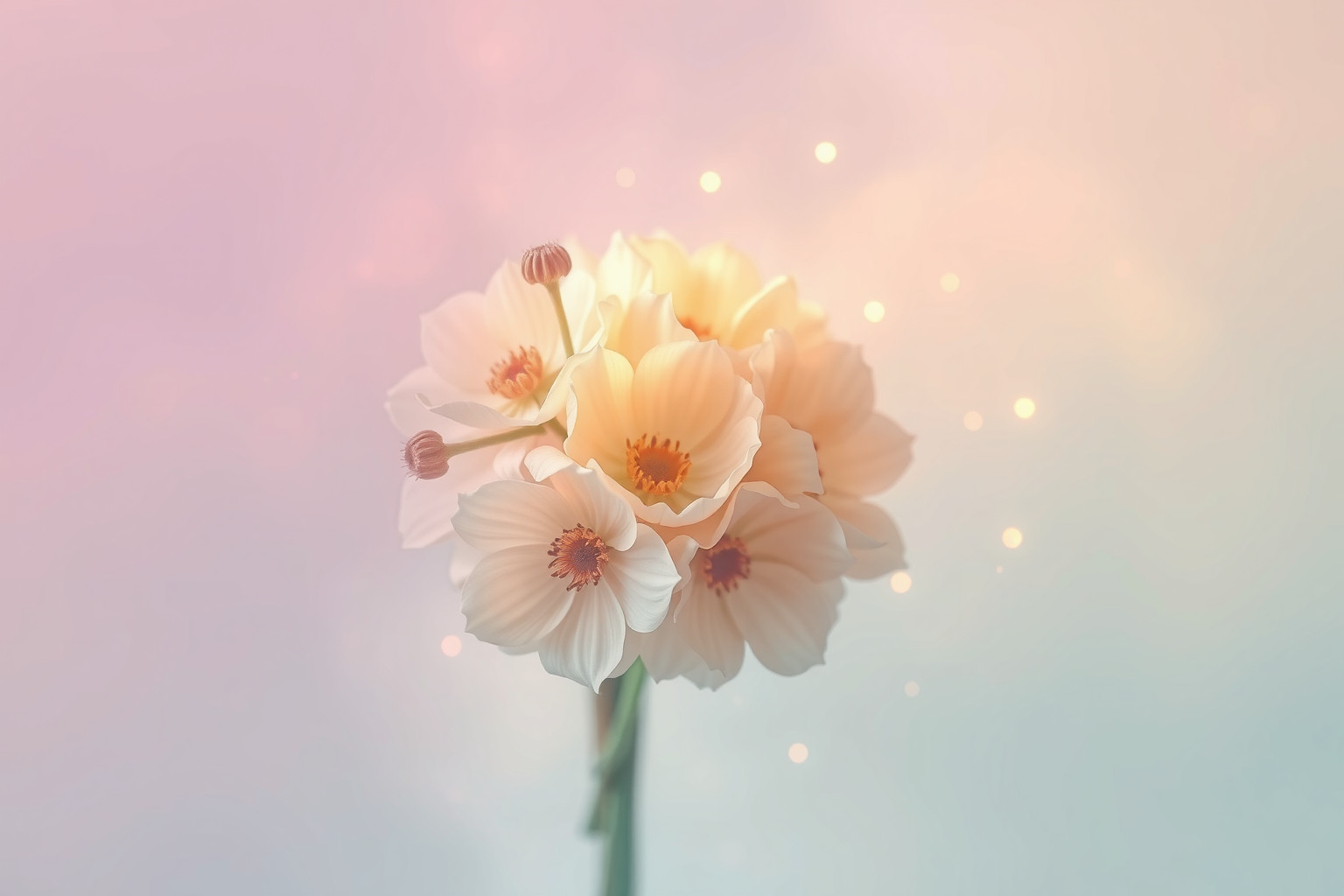 Sognare fiori recisi che mutano simboleggia cambiamenti interiori profondi.