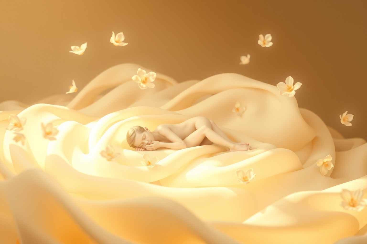 Sognare la vaniglia simboleggia pace interiore e dolce conforto.