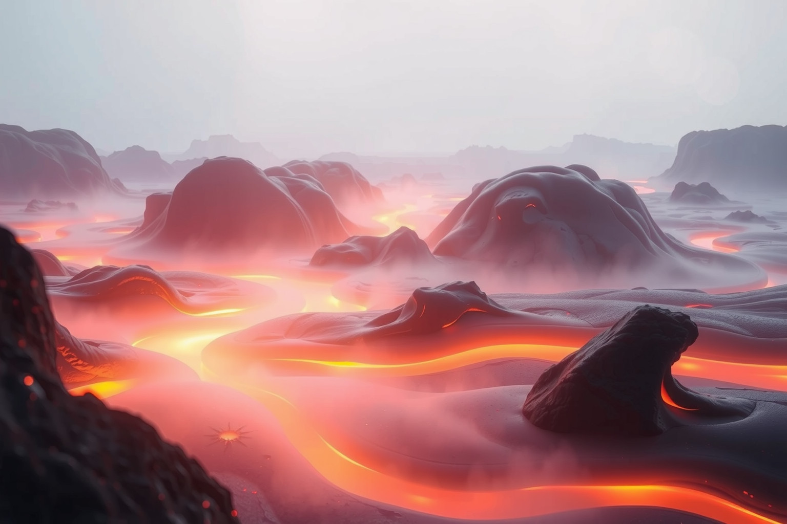 Sognare lava che diventa pietra simboleggia stabilità e trasformazione.