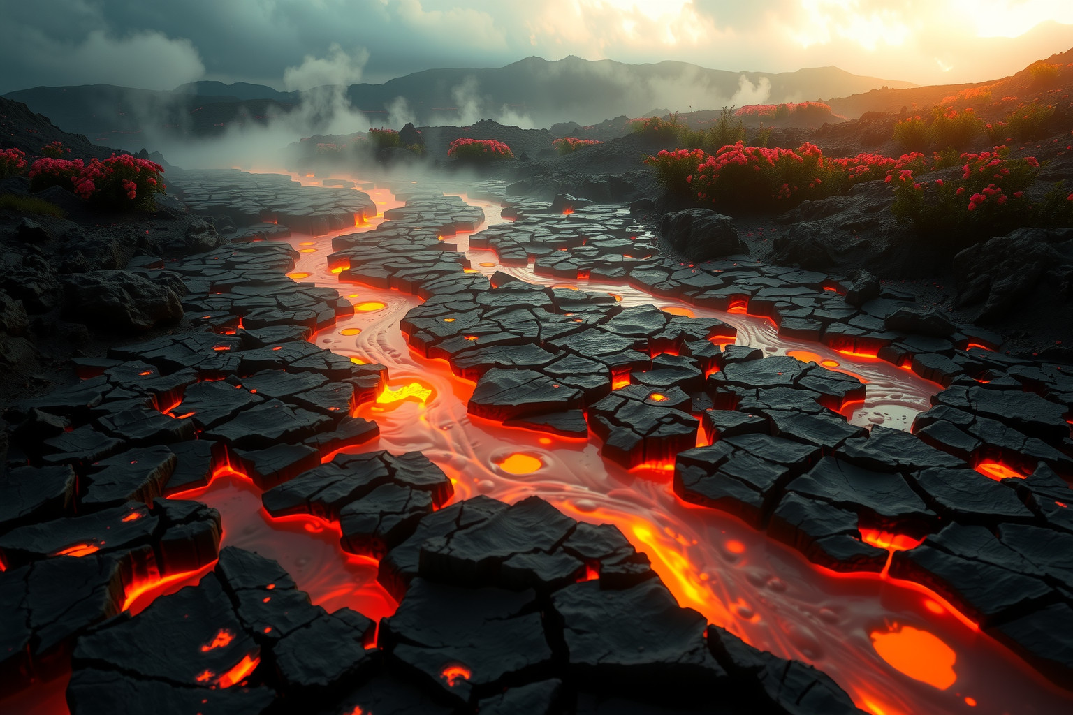 Sognare lava simboleggia trasformazione e rinascita positiva interiore.