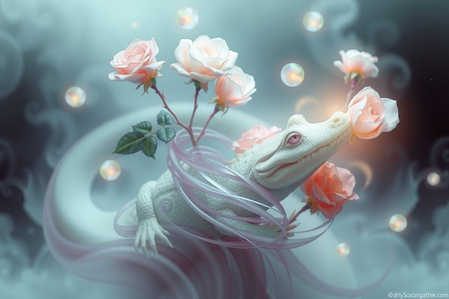 Sognare un alligatore romantico simboleggia passione nascosta e protezione.