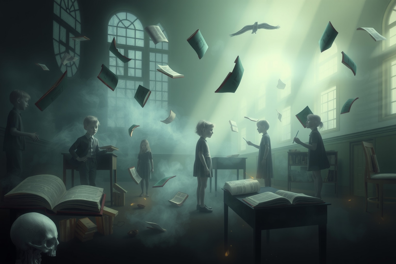 Sognare un attentato scolastico riflette ansie e insicurezze educative.