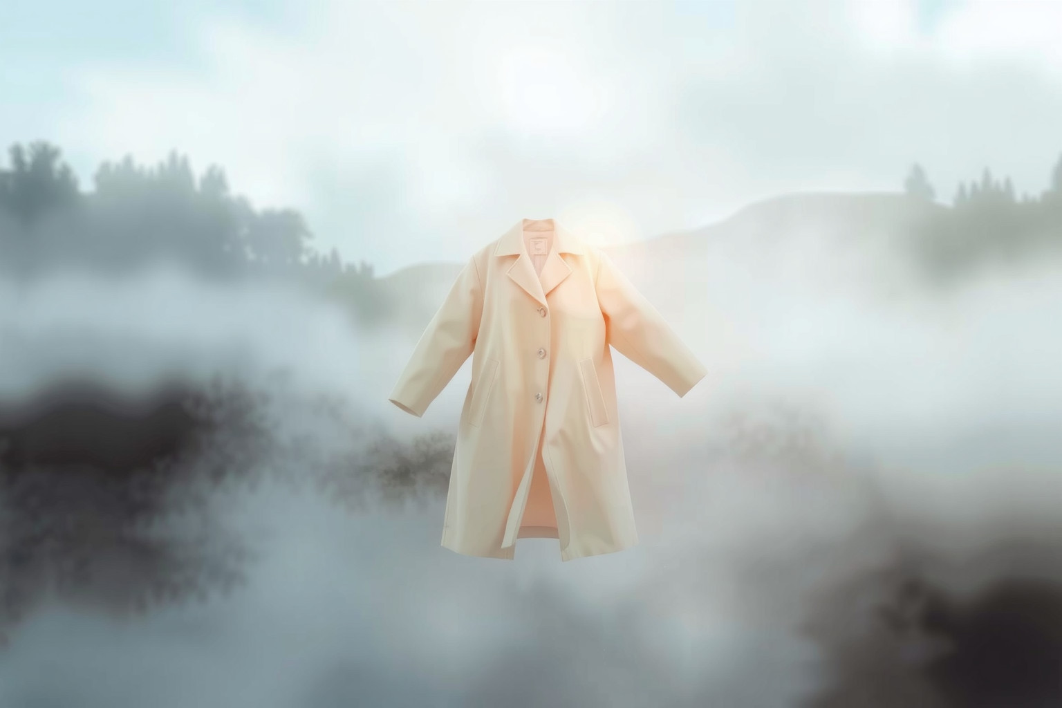 Sognare un cappotto insolito riflette confusione e ricerca interiore.