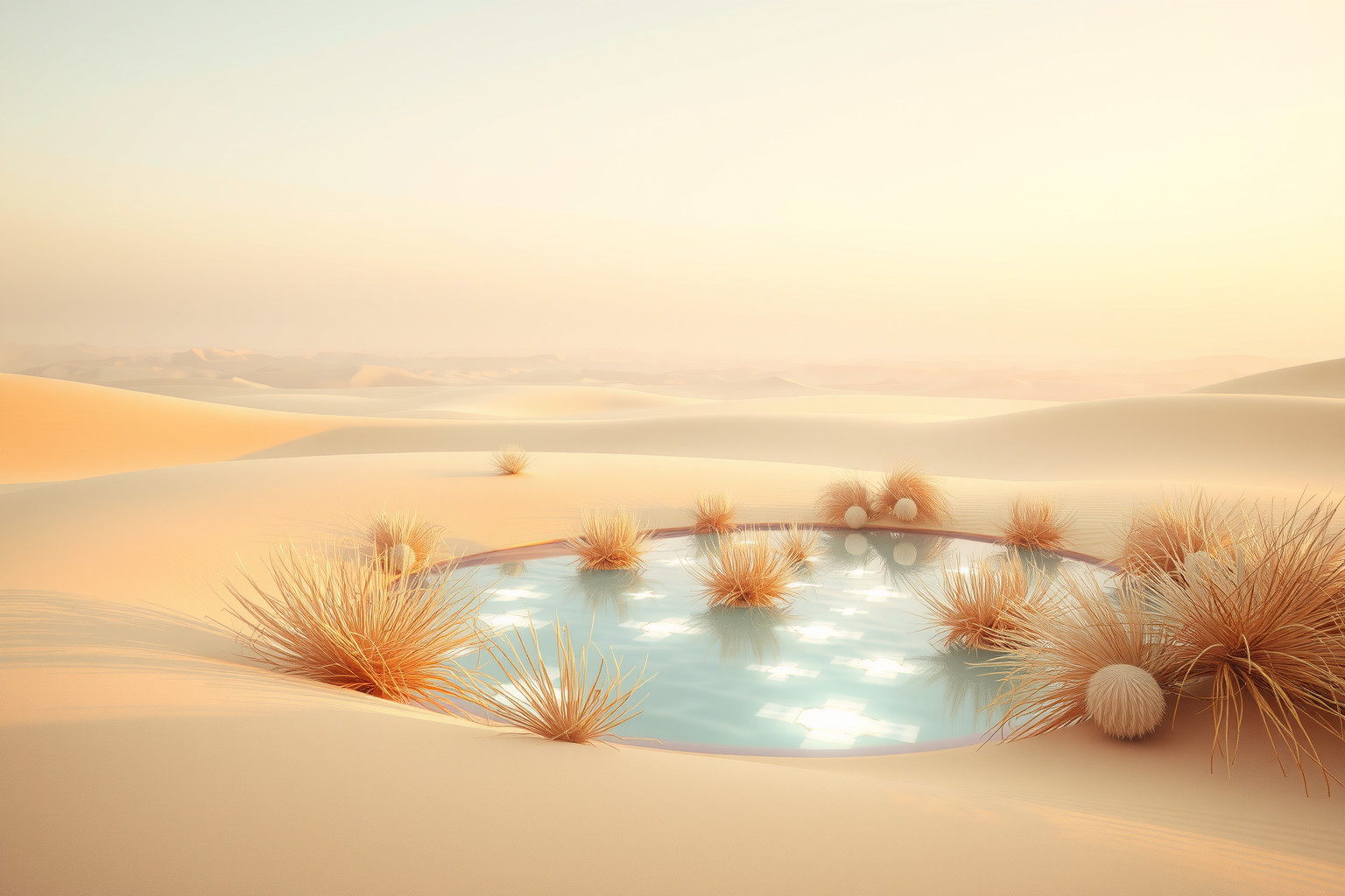 Sognare un’oasi in deserto simboleggia speranza e rinascita interiore.