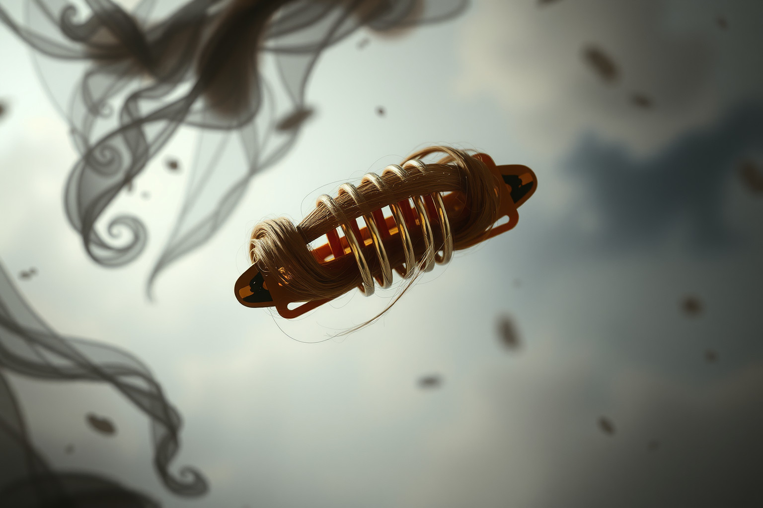 Sognare un fermaglio sporco indica preoccupazioni nascoste nella vita.