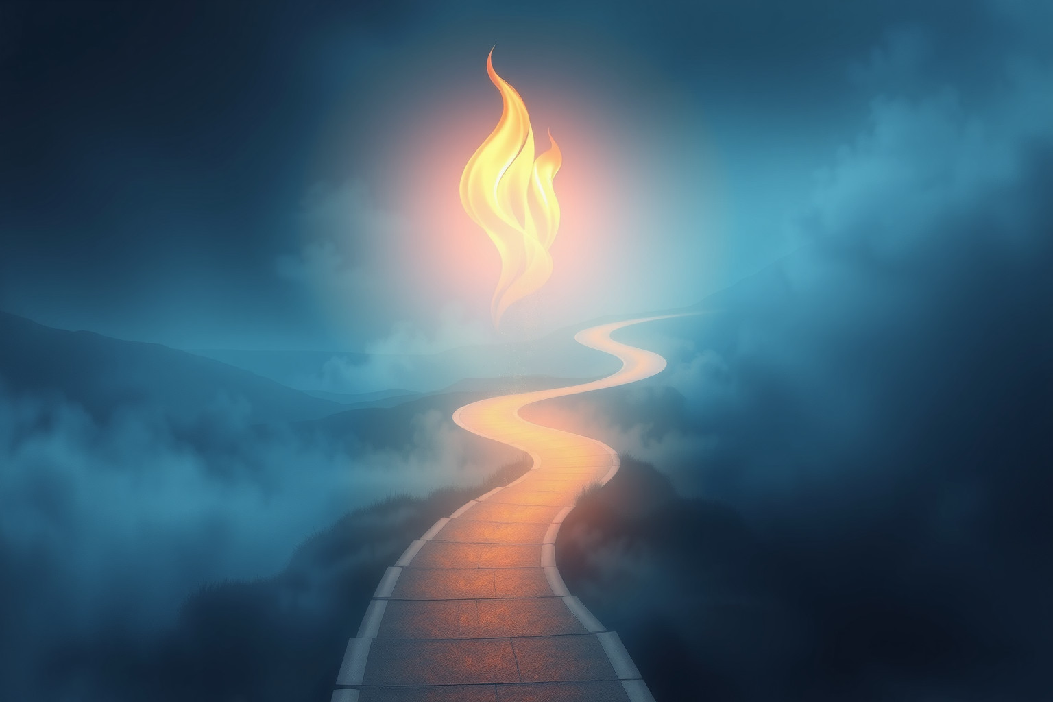 Sognare un fuoco di veglia simboleggia guida e protezione spirituale.