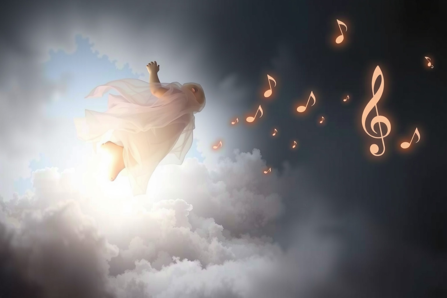 Sognare inni religiosi durante crisi indica ricerca di conforto spirituale.