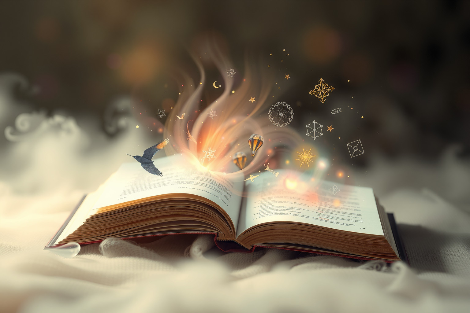 Sognare un libro con immagini simboleggia creatività e intuizione visiva.