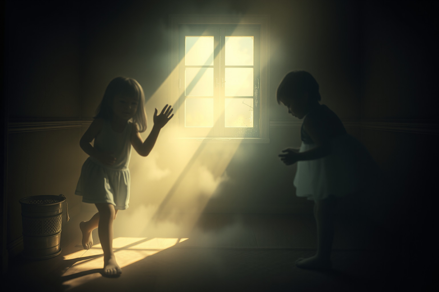 Sognare luoghi cupi dell'infanzia rivela traumi nascosti e paure.