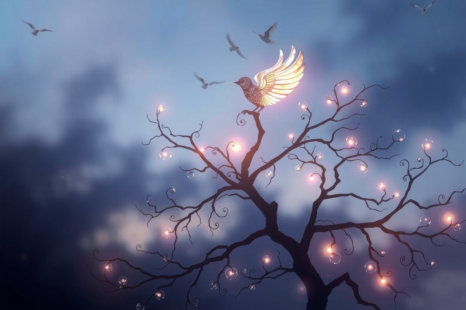 Sognare un nibbio su un albero simboleggia vigilanza e libertà.
