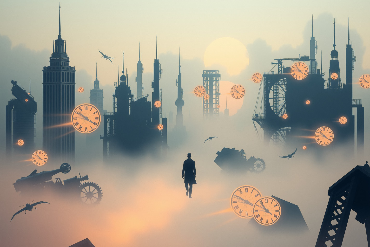 Nel futuro distopico, il pazzo simboleggia ansie tecnologiche profonde.