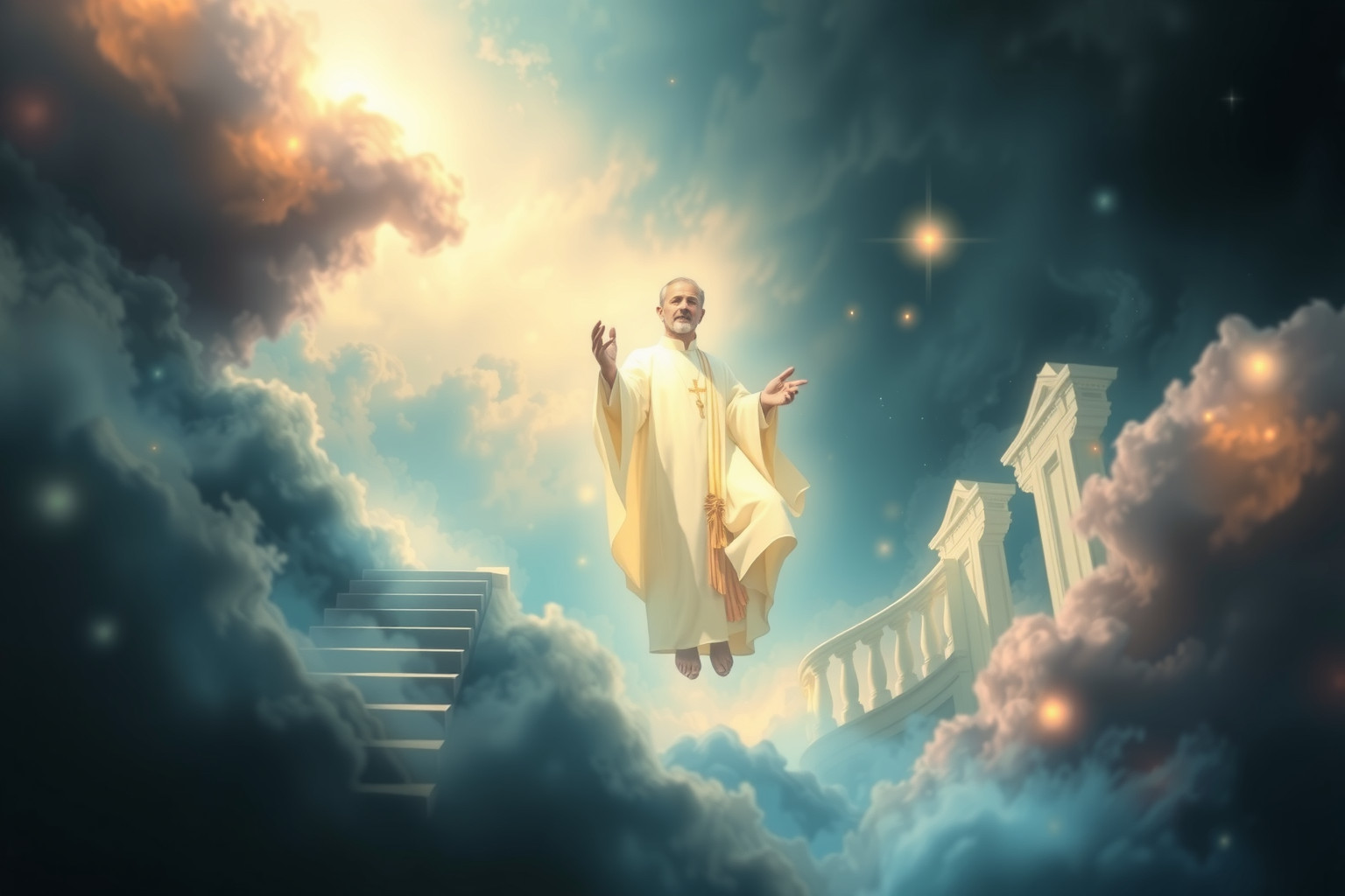 Sognare un prete inusuale indica conflitti interiori e dubbi spirituali.