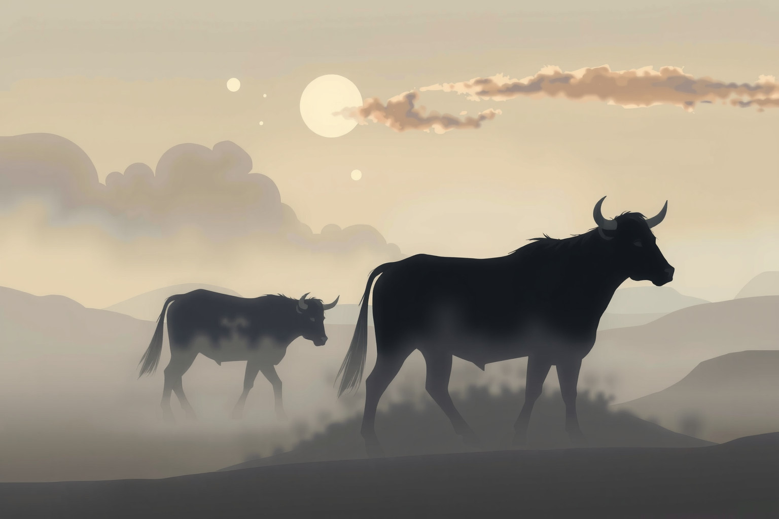 Sognare un rodeo silenzioso simboleggia calma interiore e controllo emotivo.