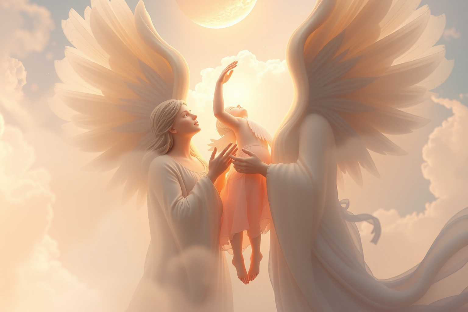 Sognare il sacrificio dell’anima simboleggia trasformazione spirituale guidata dagli angeli.