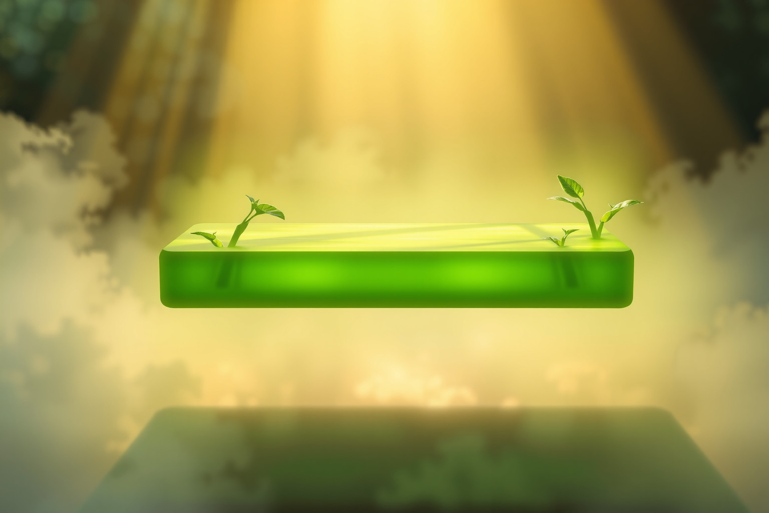 Sognare un tavolo verde simboleggia rinascita e positività imminente.